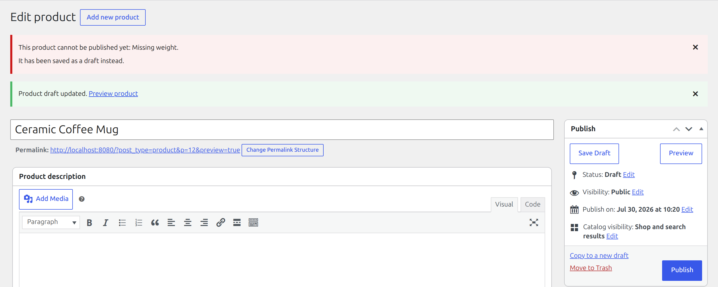 Laqi Product Data Checks: Enforcement at publish